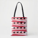 Recherche de rose rouge de rayures sacs Noir