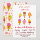 Recherche de glace kawaii invitations Pour enfants