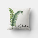Recherche de palmiers tropicaux coussins Aquarelle