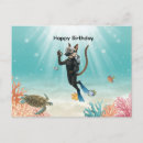 Recherche de plongeur anniversaire cartes Mer