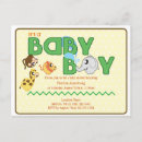 Recherche de babyshower cartes postales Animaux