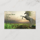 Recherche de beau cheval cartes visite Licorne