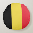 Recherche de drapeau de la belgique coussins Rouge