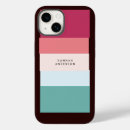 Recherche de rayures horizontales iphone coques Rose vert