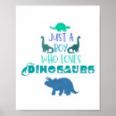 Recherche de dinosaure enfants posters Garçon