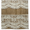 Recherche de toile jute rideaux douche Rustique