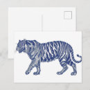 Recherche de tigres cartes postales Vintage