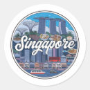 Recherche de singapour autocollants Drapeau de singapour