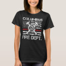 Recherche de fire department tshirts Rouge