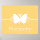 Recherche de papillon jaune posters Élégant