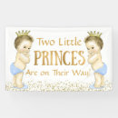 Recherche de twins baby shower banderoles Prince