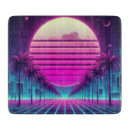 Recherche de palmier tropical planches à découper Rétro
