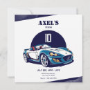 Recherche de voiture sport invitations Bleu