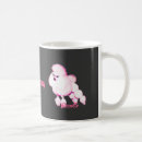 Recherche de caniche français tasses Rétro