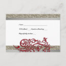 Recherche de flocon de neige scintillant invitations Rouge