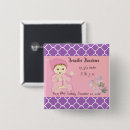 Recherche de faire part naissance badges Petite fille