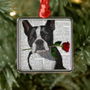 Recherche de boston ornements Mignonette boston terriers