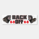 Recherche de chien police voiture autocollants Allemand