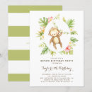 Recherche de de singe invitations Aquarelle