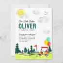 Recherche de golfeur invitations Fête d'anniversaire
