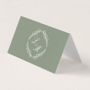 Recherche de table de mariage cartes visite Vert