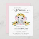 Recherche de sunflower baby shower fille invitations Éléphant