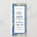 Recherche de 10x23 50ans anniversaire invitations Fête du 50e anniversaire
