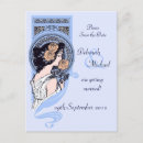 Recherche de cheveux bleus cartes postales Dame