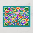 Recherche de coeur brillant cartes postales Pour eux