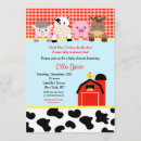 Recherche de de basse cour baby shower invitations Ferme