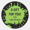 Recherche de splatter autocollants Vert