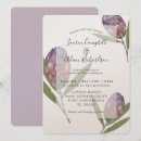Recherche de pourpre 14x19 invitations Fleurs