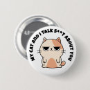 Recherche de chat humoristique badges Comique