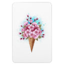 Recherche de crème glacée magnets Rose