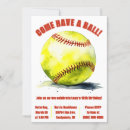 Recherche de softball party invitations Filles