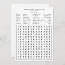 Recherche de word cartes postales Blanc