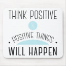 Recherche de pensée positive tapis souris Citation