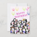 Recherche de pingouins drôles vœux cartes D'anniversaire