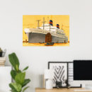 Recherche de bateau croisière vintage art Rétro