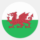 Recherche de cymru autocollants Drapeau