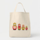 Recherche de poupées russes tote bags Babushka