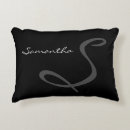Recherche de noir chic coussins Moderne