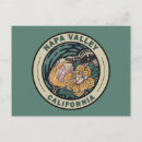 Recherche de raisins sur la vigne cartes postales Vallée de napa