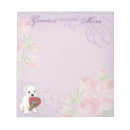 Recherche de westie blocsnotes Puppy