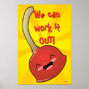 Recherche de plombier posters Drôle