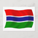 Recherche de la gambie cartes postales Drapeau de gambie