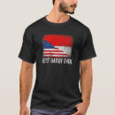 Recherche de drapeau indonésien tshirts Jamais