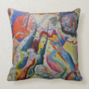 Recherche de peinture tache couleur coussins Bleu