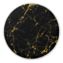 Recherche de noir or et boutons et poignées de porte Marbre