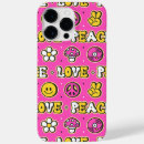 Recherche de amour de paix iphone coques Hippie